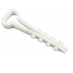Iek UHH35-5-8-100 Дюбель хомут 5х8мм нейлон белый 100шт ИЭК