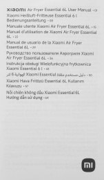 Аэрогриль Xiaomi Air Fryer Essential 6L EU 6л 1550Вт белый BHR8588EU