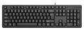 Клавиатура A4TECH KK-3, проводная, USB, мембранная, черный [kk-3 usb (black)]