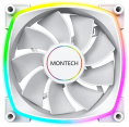 Вентилятор Montech RX140 Reverse ARGB 140х140x25 белый 4-pin RX140 PWM WHITE Ret