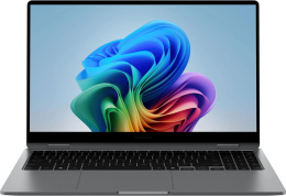 Ноутбук Samsung Galaxy Book 5 360 NP750 Core Ultra 7 256V 16Gb SSD512Gb Intel Arc 140V 15.6" AMOLED Touch FHD (1920x1080) Windows 11 Home Multi Language grey WiFi BT Cam (NP750QHA-LG2IN)