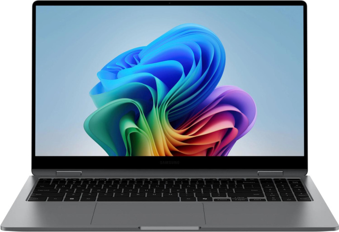 Ноутбук Samsung Galaxy Book 5 360 NP750 Core Ultra 7 258V 32Gb SSD1Tb Intel Arc 140V 15.6" AMOLED Touch FHD (1920x1080) Windows 11 Home English grey WiFi BT Cam (NP750QHA-LG4IN)