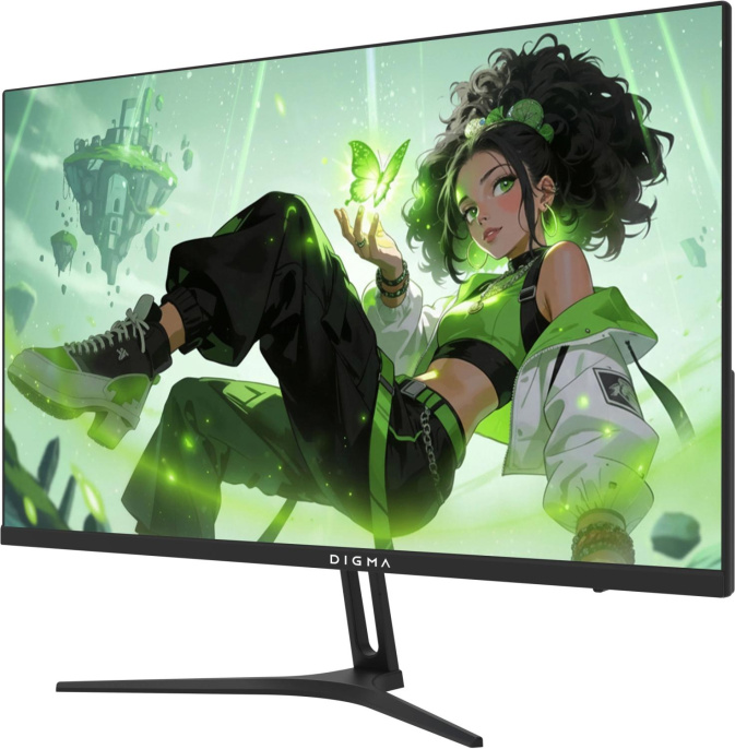 Монитор Digma 23.8" Overdrive 24P411F черный IPS LED 1ms 16:9 HDMI M/M матовая 250cd 178гр/178гр 1920x1080 180Hz G-Sync FreeSync DP FHD 2.8кг