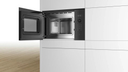 Микроволновая печь Bosch BFL524MB0 20л. 800Вт черный встраиваемая