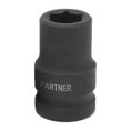 Головка ударная 6-гранная 8 мм, 1/2"DR Partner PA-44508(13033)