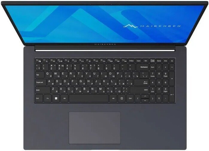 Ноутбук Maibenben M17A M17A-R343UMA1SLURE1 17.3" FHD IPS 300N/Ryzen 3 4300U/8GB/SSD256GB/AMD Radeon/Linux/Mouse+Pad/Blue