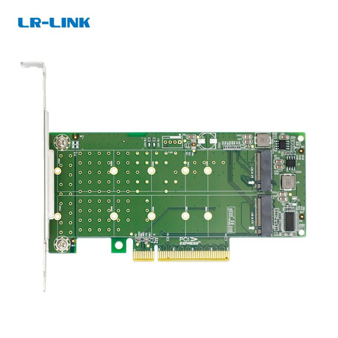 Адаптер для SSD LR-LINK LRNV95N8 PCIe x8 to 2-Port M.2 NVMe Adapter