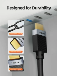 Удлинительный кабель CABLETIME CH25H (CT-HDMF4K-AG1) 1 м, черный, 4K60Hz HDMI