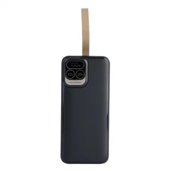 Perfeo Powerbank Atomic Age 30000 mAh/LED дисплей/PD + QC 3.0/Type-C/2 USB/Выход: 5A, max 22.5WBlack PF_E1478