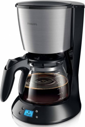 Кофеварка PHILIPS HD7459/20, капельная, черный