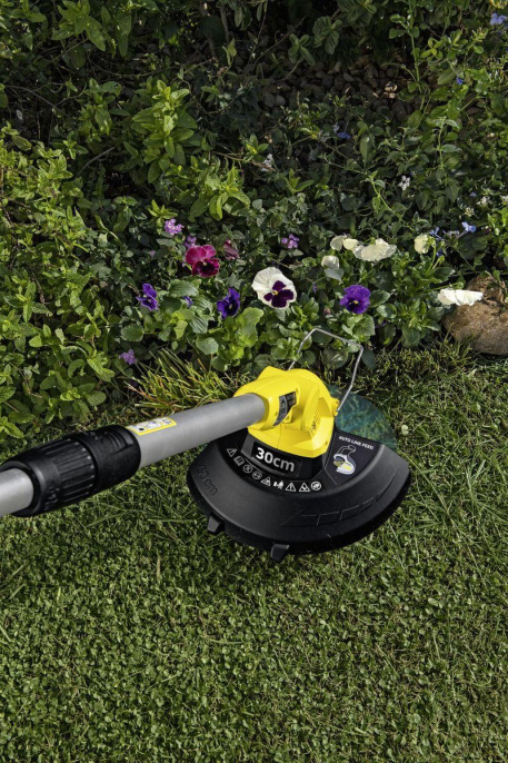 Триммер электрический Karcher LTR 18-30 Akku-Set аккум. неразбор.штан. реж.эл.:леска