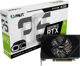 Видеокарта Palit NVIDIA GeForce RTX 3050 PA-RTX3050 STORMX OC 6ГБ StormX, GDDR6, OC, Ret [ne63050s18je-1070f/1072f]
