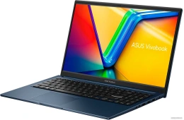 Ноутбук 15.6" IPS FHD ASUS X1504VA-BQ2970 синий (Core i3 1315U/16Gb/512Gb SSD/VGA int/noOS) (90NB10J1-M03CF0)