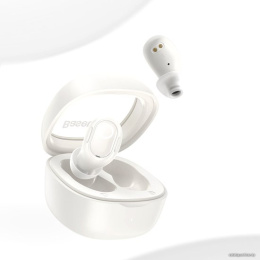 Наушники Baseus NGTW370202 Bowie WM02 True Wireless Earphones White Overseas Edition беспроводные, внутриканальные, Bluetooth 5.3, радиус действия: 10 м, границы частотного диапазона: 20-20000 Гц, емкость