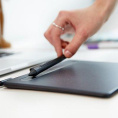 Графический планшет Wacom Intuos S CTL-4100K-N, A6, черный