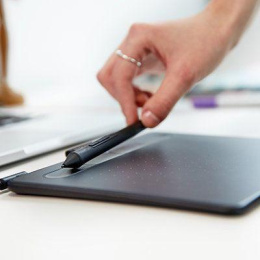 Графический планшет Wacom Intuos S CTL-4100K-N, A6, черный