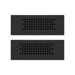 Коммутатор неуправляемый ExeGate EDES-1010D.8PoE-96W (10-портовый UTP 10/100 Base-Tx: 8 портов IEEE 802.3af/at (PoE+), мощность PoE: 25W, суммарно 96W, 2 порта RJ45 uplink, настенный/настольный, металлический корпус) EX299021RUS