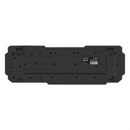 Клавиатура ExeGate Multimedia Professional Standard LY-505M (USB, полноразмерная, влагозащищенная, 114кл., Enter большой, 8 красных клавиш, мультимедиа, длина кабеля 1,5м, черная, Color Box) EX296103RUS