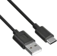 Кабель KINGPRICE KP-USBAC-3A-1.5m,  USB Type-C (m) -  USB (m),  1.5м,  3A,  черный