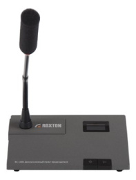 Пульт делегата для конференц-системы Roxton RC-100CF LCD дисплей 1.4", индикаторное кольцо, серый
