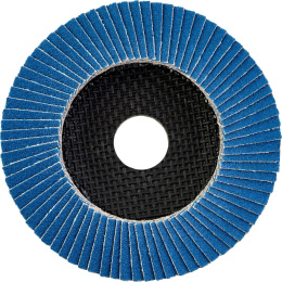 Диск шлифовальный Milwaukee SL50/115 GR80 Zirconium (4932472222) (лепестковый, подходит для черных металлов, нержавеющей стали, гибкий)
