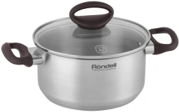 Кастрюля Rondell Tierno RDS-1591 2л. d 18см с крышкой стальной