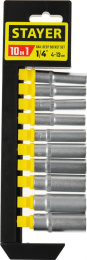 Набор торцевых головок Stayer 27759-H10 в комплекте 10 предметов
