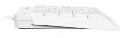 Числовой блок A4TECH Fstyler FK13P, проводная, USB, мембранная, белый [fk13p white]