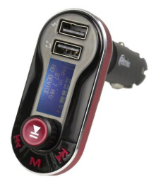 Автомобильный FM-модулятор Ritmix FMT-A780 черный SD USB 15118201