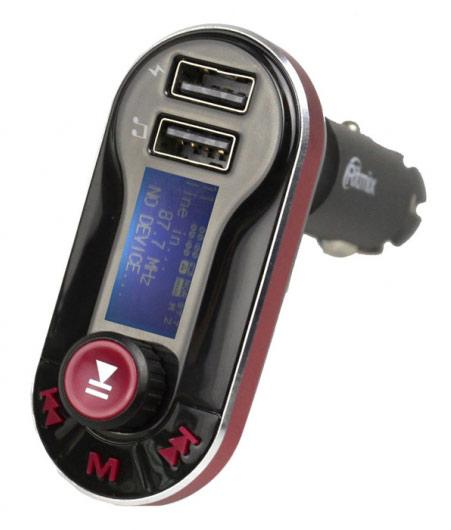Автомобильный FM-модулятор Ritmix FMT-A780 черный SD USB 15118201