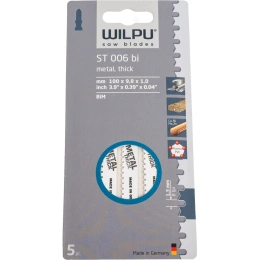 Пилка по металлу ST 006 bi 5 шт. WILPU 280000005