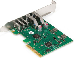 Контроллер ExeGate EXE-313V2-2A3C 10Gbps PCI-E x4 v3.0, USB3.2 Gen2 2xType-A + 3xType-C ext., SuperSpeed+ скорость до 10 Гбит/с. EX299800RUS