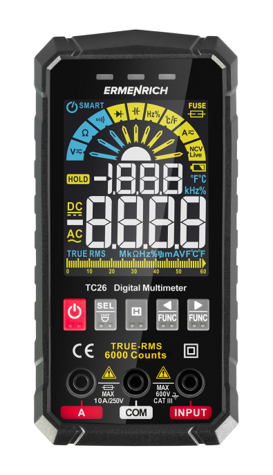 Цифровой мультиметр Ermenrich Zing TC26