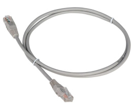Патч-корд LanMaster вилка RJ-45,  вилка RJ-45,  кат.5E,  ПВХ,  0.15м,  серый [twt-45-45-0.15-gy]