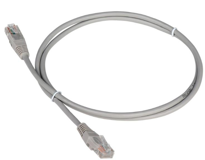 Патч-корд LanMaster вилка RJ-45,  вилка RJ-45,  кат.5E,  ПВХ,  0.15м,  серый [twt-45-45-0.15-gy]