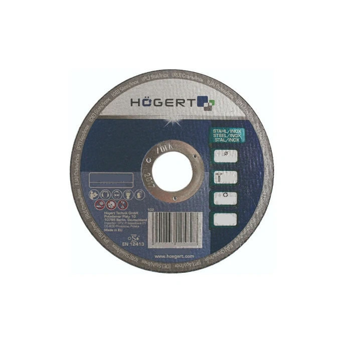 Диск отрезной по металлу (230x1.9x22.2 мм) HOEGERT TECHNIK HT6D604