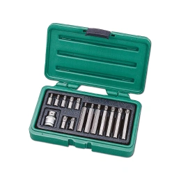 Набор вставок (бит) TORX HONITON, 10 мм, 15 предметов BT-4015TRB В0000000173994