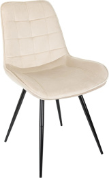 Стул для дома Бюрократ CH-K2 бежевый Holland 06 металл черный на ножках CH-K2_1/HL07