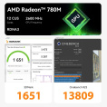 Мини-компьютер BEELINK Ryzen 7 H255 BL/SER9/255/32G/1TB/ Space Gray