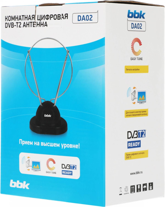 Антенна телевизионная BBK DA02 пассивная (DA02 (B))