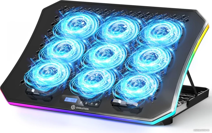 Подставка для ноутбука с активным охлаждением EVOLUTION LCS-05 RGB