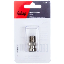 Переходник 1/4"M — байонет штуцер; блистер FUBAG 180600 В