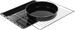Духовой шкаф электрический Simfer B6EC16016,  58л,  дверца с 2 стеклами,  белый