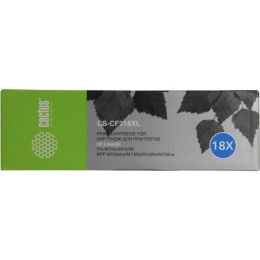 Картридж Cactus CS-CF218XL, CF218X, черный / CS-CF218XL