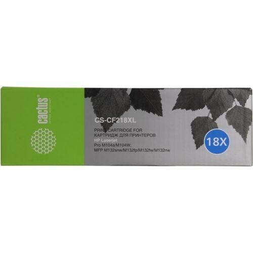Картридж Cactus CS-CF218XL, CF218X, черный / CS-CF218XL