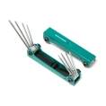 Набор ключей Rockforce TORX складной, 8 предметов Т5-Т10, Т15, Т20 RF-5087F(27351)