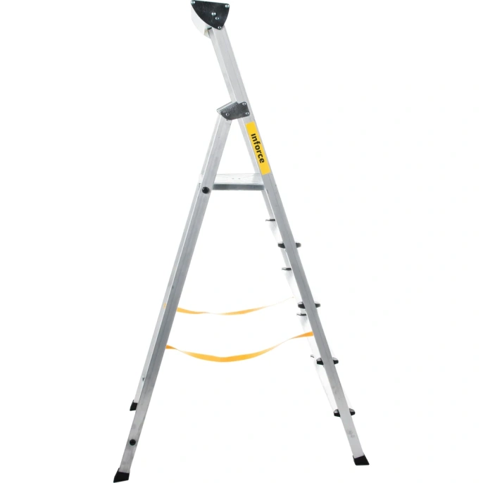 Алюминиевая стремянка с алюминиевым лотком Inforce 5 ступеней СП-01-05