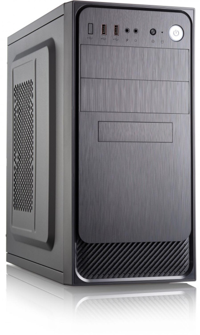 Корпус mATX FOXLINE FZ-053-SX450R, Mini-Tower, 450Вт, черный