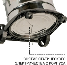 Строительный пылесос Bort BSS-1215 1200Вт (уборка: сухая/влажная/выдув/сбор воды) синий