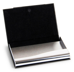 Визитница Deli 7628 настольная,  черный